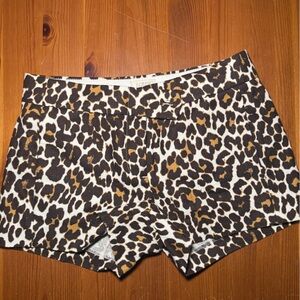 J. Crew Leopard Print Shorts